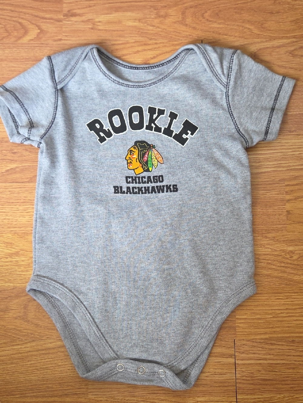 Chicago Blackhawks 18M Rookie Bodysuit NHL Hockey New